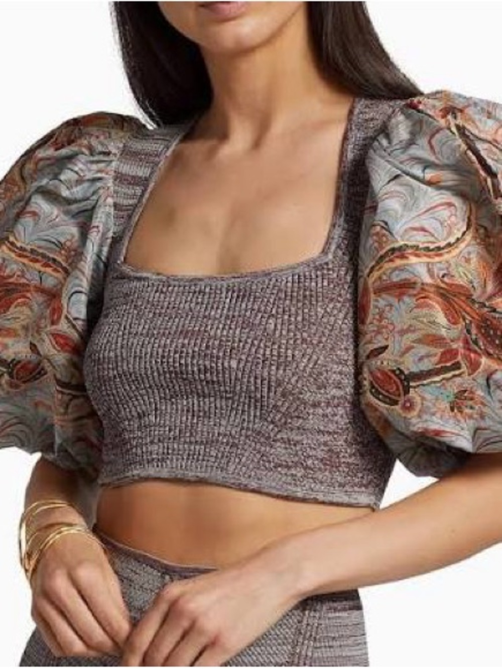 NWT Ulla Johnson Iva top size 6 obsidian color